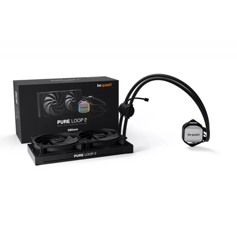 be quiet Pure Loop 2 | 280 mm prosessorin AIO-nestekylmä 14 cm musta 1 kpl