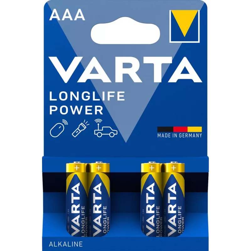 VARTA paristo Longlife Power Micro AAA LR03 1x4