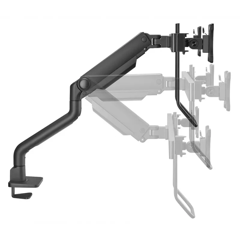 Neomounts DS75S-950BL2 -monitorivarsi 17-32 inch - kaasujousi - Topfix - 180° rajoitin