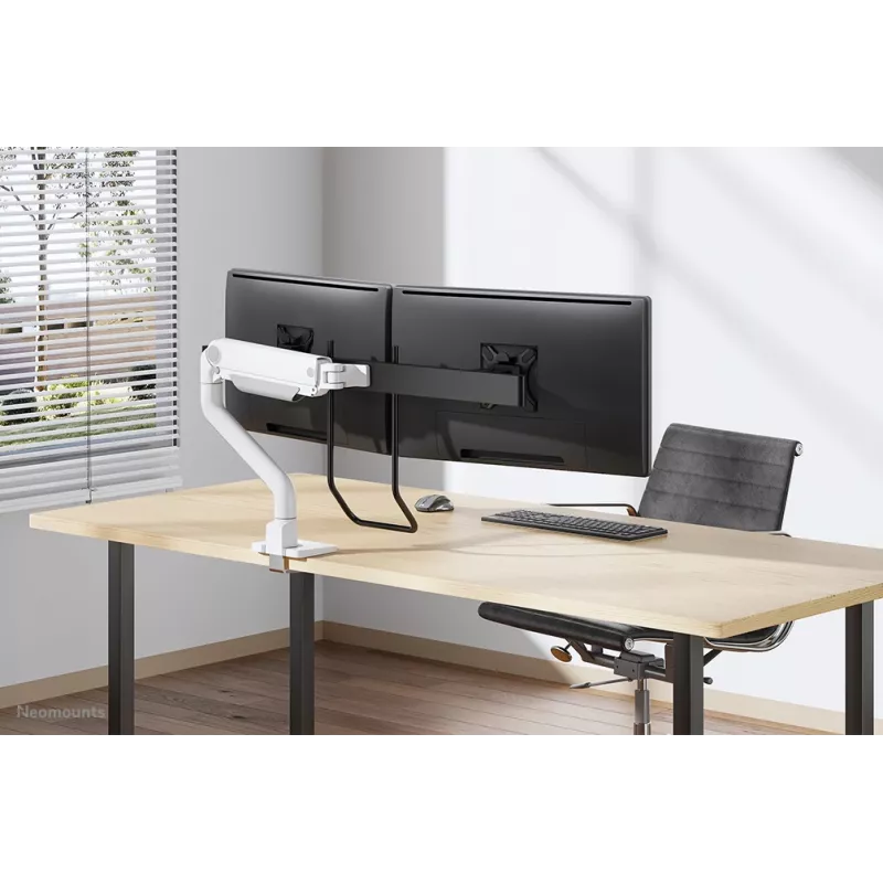 Neomounts DS75S-950WH2 -monitorivarsi 17-32 inch - kaasujousi - Topfix - 180° rajoitin