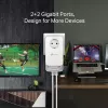 TP-Link PG2400P KIT PowerLine-verkkosovitin 1428 Mbit/s Ethernet LAN valkoinen 2 kpl