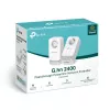 TP-Link PG2400P KIT PowerLine-verkkosovitin 1428 Mbit/s Ethernet LAN valkoinen 2 kpl