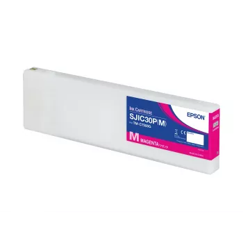 Epson SJIC30P(M): mustepatruuna ColorWorks C7500G -tulostimeen (magenta)