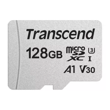 TRANSCEND Micro-SDXC-kortti 300S 128GB UHS-I U3 ilman adapteria