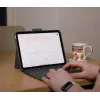 LOGITECH Combo Touch iPadille (10. sukupolvi) - Oxford harmaa - German Qwertz
