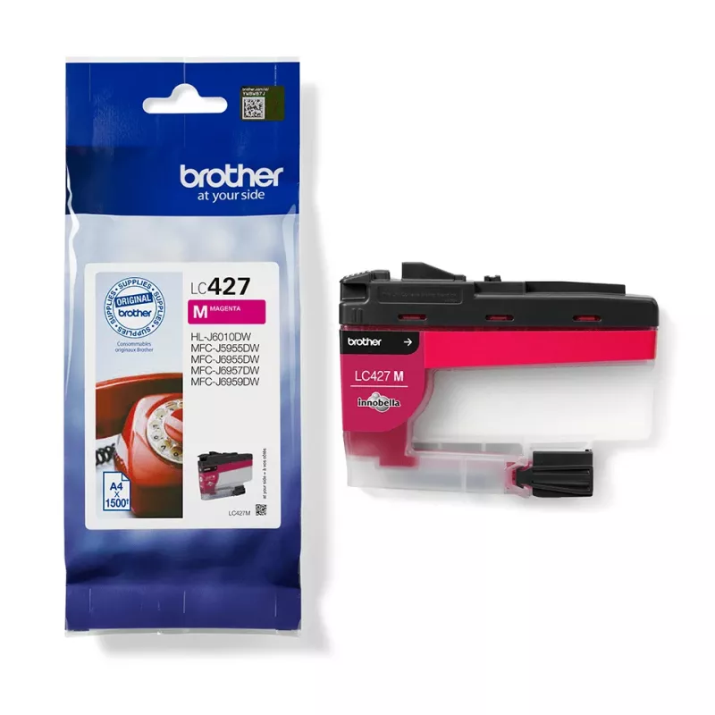 Brother LC-427M mustepatruuna 1 kpl alkuperäinen vakiokesto magenta