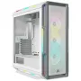 CORSAIR Mid-Tower ATX PC-kotelo - iCUE 5000T - RGB karkaistu lasi - valkoinen