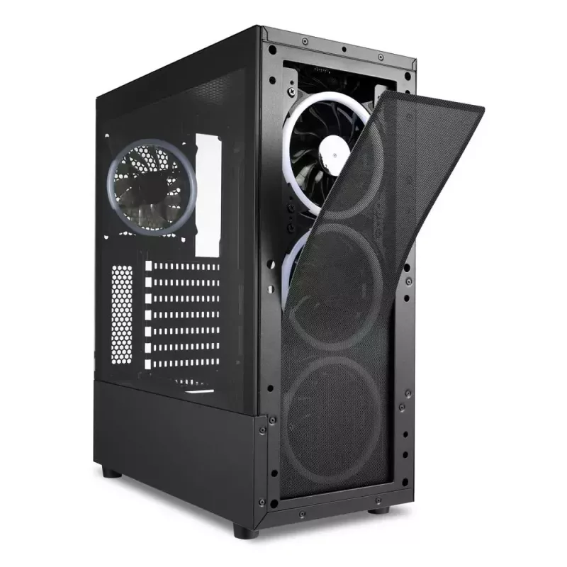 PC-kotelo Sharkoon TK5M RGB ATX Desktop musta