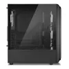 PC-kotelo Sharkoon TK5M RGB ATX Desktop musta