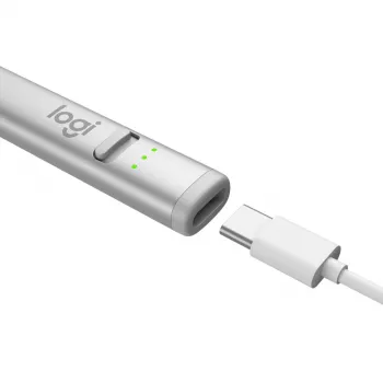LOGITECH Crayon digitaalinen kynä USB-C hopea