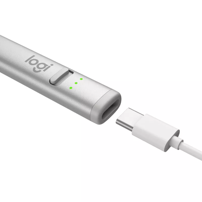 LOGITECH Crayon digitaalinen kynä USB-C hopea