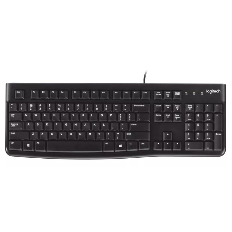 LOGITECH näppäimistö K120 - Qwerty US/Int'l