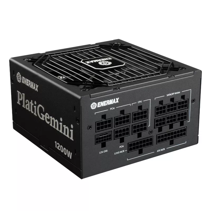 ENERMAX virtalähde Platigemini 1200 wattia 80 Plus Platinum täysmodulaarinen ATX 3.1 & ATX12vo
