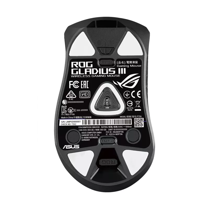 ASUS ROG Gladius III hiiri peli oikeakätinen USB Type-A optinen 19000 DPI