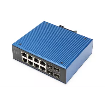 Hallitsematon kytkin DIGITUS DN-651153 8-porttinen Gigabit Ethernet PoE