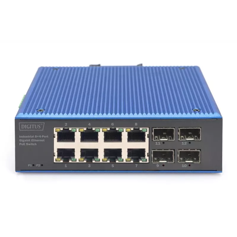 Hallitsematon kytkin DIGITUS DN-651153 8-porttinen Gigabit Ethernet PoE