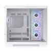 PC-kotelo Thermaltake View 380 TG ARGB Snow Midi-Tower valkoinen