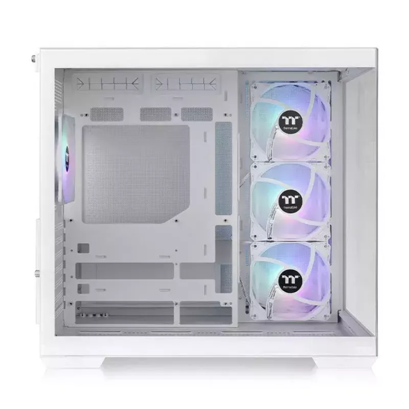 PC-kotelo Thermaltake View 380 TG ARGB Snow Midi-Tower valkoinen