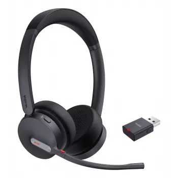 Yealink WH64 Hybrid Dual UC kuulokemikrofoni langaton panta toimisto/callcenter Micro-USB Bluetooth musta