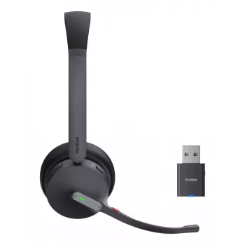 Yealink WH64 Hybrid Dual UC kuulokemikrofoni langaton panta toimisto/callcenter Micro-USB Bluetooth musta
