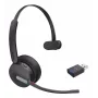 Yealink WH64 Hybrid Mono UC kuulokemikrofoni langaton panta toimisto/callcenter Micro-USB Bluetooth musta