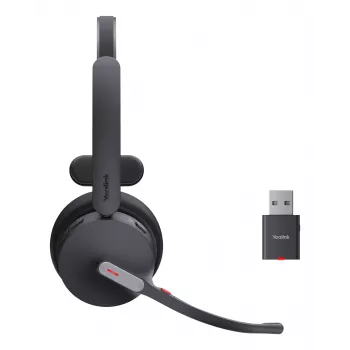 Yealink WH64 Hybrid Mono UC kuulokemikrofoni langaton panta toimisto/callcenter Micro-USB Bluetooth musta