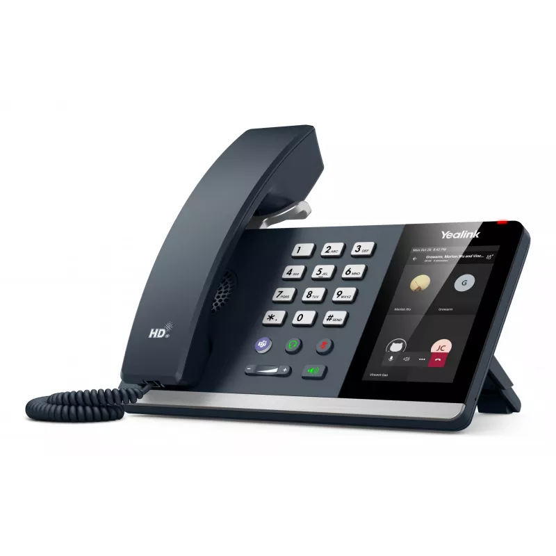 Yealink MP54 E2 Teams, IP-puhelin, harmaa, johdollinen luuri, LCD, 10,2 cm (4 inch), 480 x 800 pikseliä