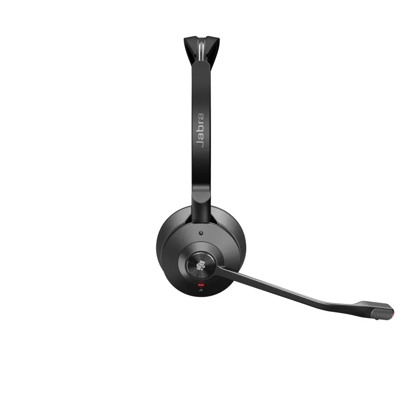 Jabra Engage 55 Stereo langaton DECT-kuulokemikrofoni, korvien päälle asetettava, USB-A, optimoitu Microsoft Teamsille, musta/titaani