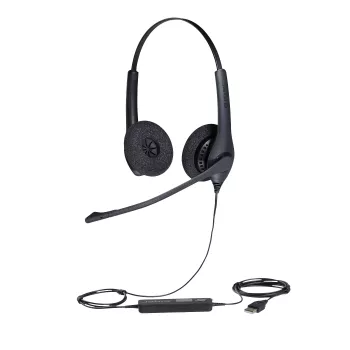 Jabra BIZ 1500 duo USB, johdollinen, 20 - 6800 Hz, toimisto/callcenter, 116 g, kuuloke, musta
