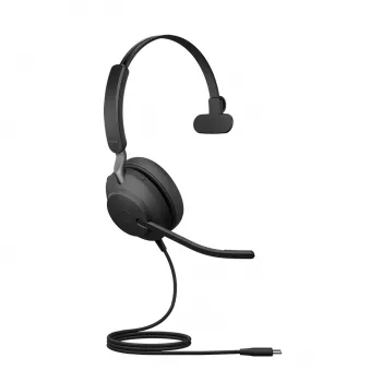 Jabra Evolve2 40 SE USB-C, UC Mono (sis. jatkojohdon)