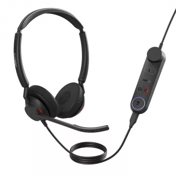 Jabra Engage 50 II - (50 II Link) USB-A MS Stereo, johdollinen, toimisto/asiakaspalvelu, 65 g, kuulokemikrofoni, musta