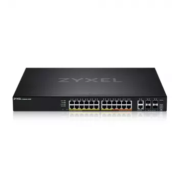 Zyxel XGS2220-30HP hallittava L3 Gigabit Ethernet (10/100/1000) Power over Ethernet (PoE) musta