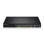 Zyxel XGS2220-30HP hallittava L3 Gigabit Ethernet (10/100/1000) Power over Ethernet (PoE) musta