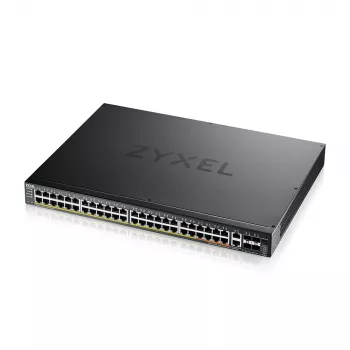 Zyxel XGS2220-54FP hallittava L3 Gigabit Ethernet (10/100/1000) Power over Ethernet (PoE)