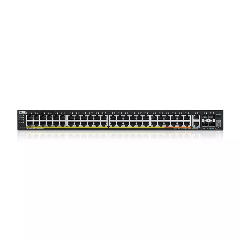 Zyxel XGS2220-54FP hallittava L3 Gigabit Ethernet (10/100/1000) Power over Ethernet (PoE)