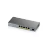 Zyxel GS1350-6HP-EU0101F verkkokytkin hallittava L2 Gigabit Ethernet (10/100/1000) Power over Ethernet (PoE) harmaa