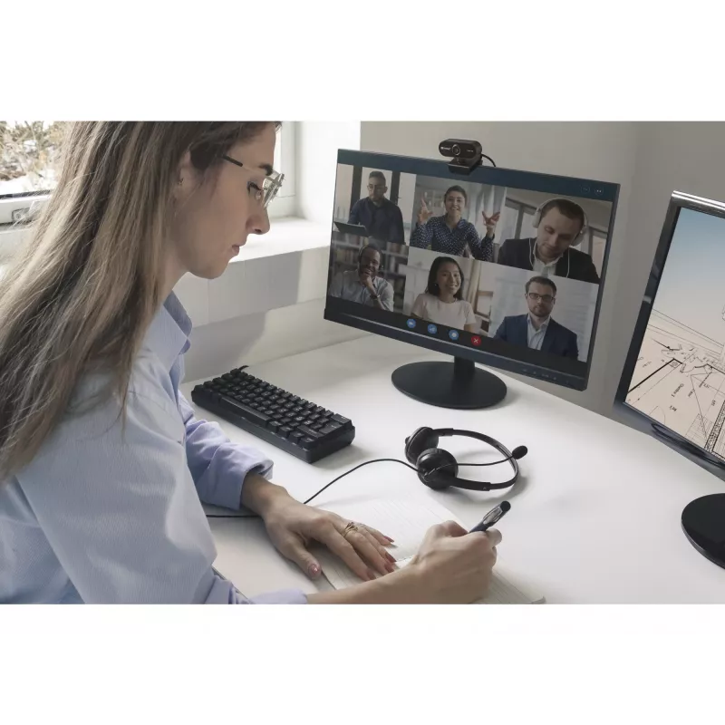 Sandberg USB-verkkokamera Flex 1080P HD, 2 MP, 1920 x 1080 pikseliä, Full HD, 30 fps, USB, musta