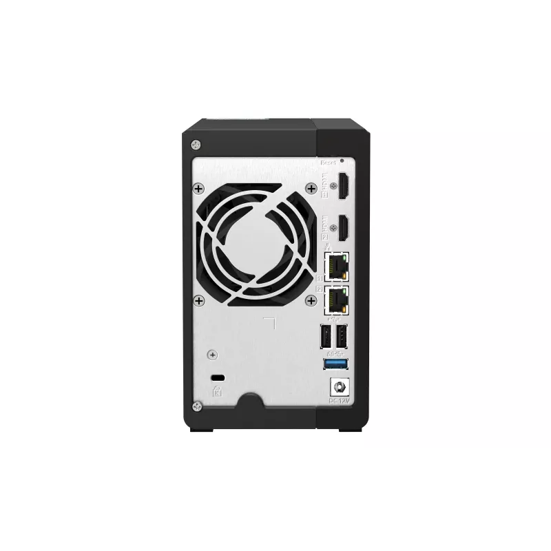 QNAP TS-253E NAS-torni Intel® Celeron® J6412 8 GB 0 TB QNAP QTS musta
