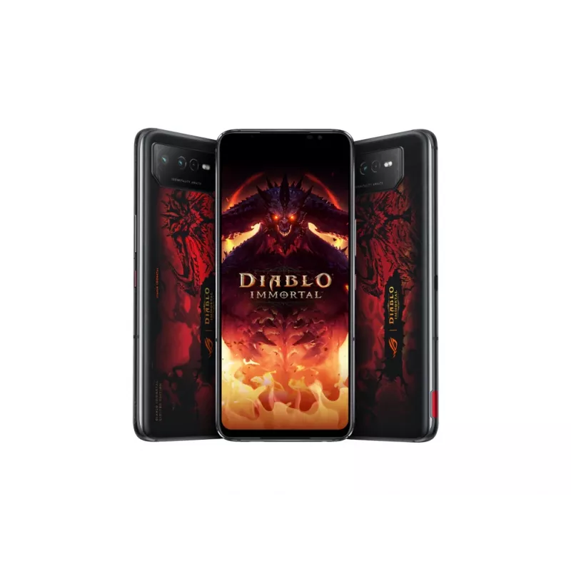 ASUS ROG Phone 6 Diablo Immortal Edition 17,2 cm (6,78 inch) Dual SIM Android 12 5G USB Type-C 16 GB 512 GB 6000 mAh musta, punainen
