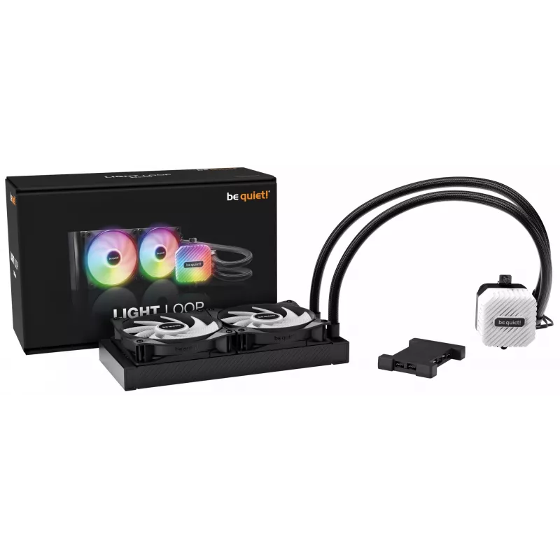be quiet! LIGHT LOOP 240mm musta prosessori all-in-one-nestekühler 12 cm 1 kpl