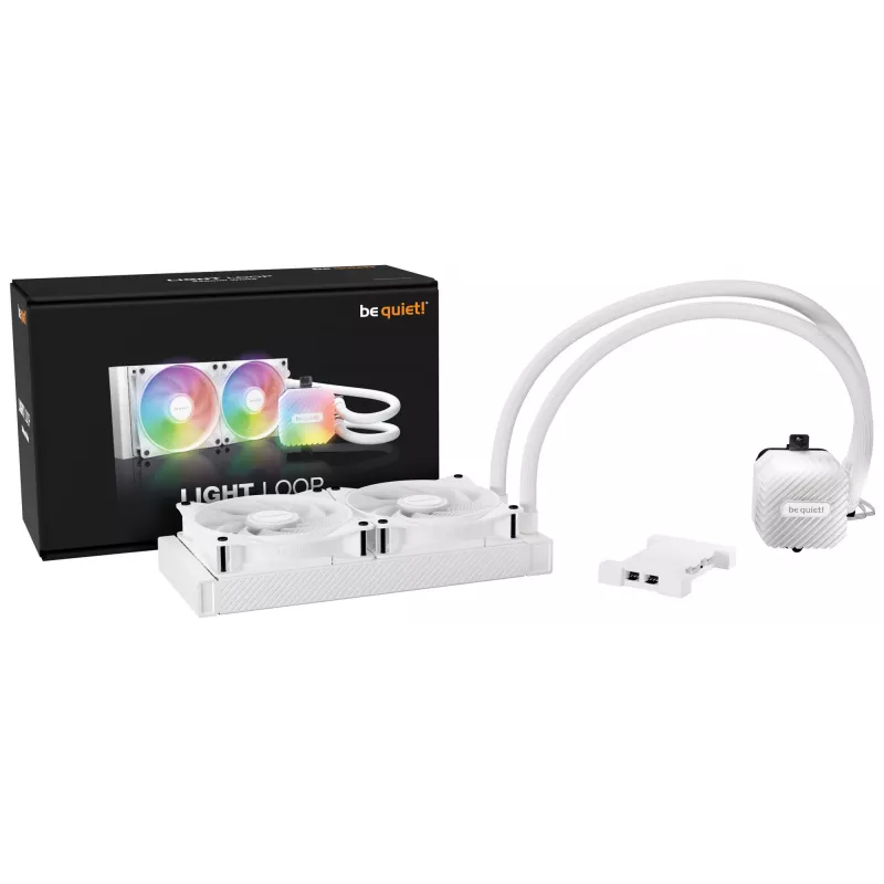 be quiet! LIGHT LOOP 240mm valkoinen prosessori all-in-one-nestekühler 12 cm 1 kpl