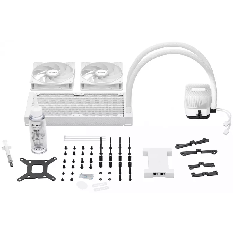 be quiet! LIGHT LOOP 240mm valkoinen prosessori all-in-one-nestekühler 12 cm 1 kpl