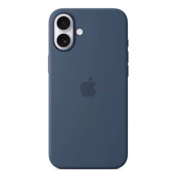 Apple Silicone Case MagSafe-yhteensopiva iPhone 16 Plus Denim
