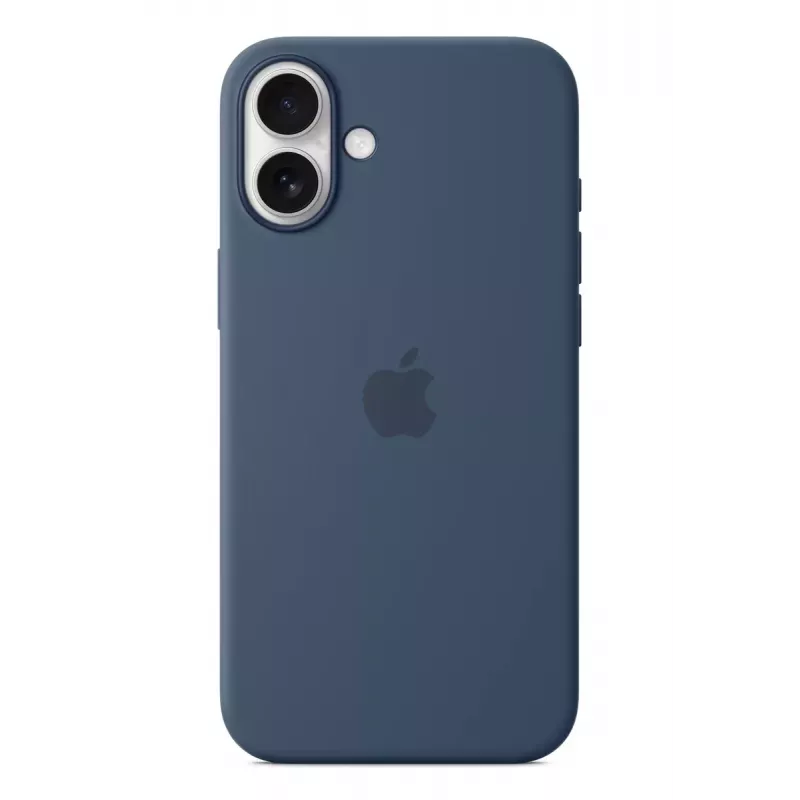 Apple Silicone Case MagSafe-yhteensopiva iPhone 16 Plus Denim