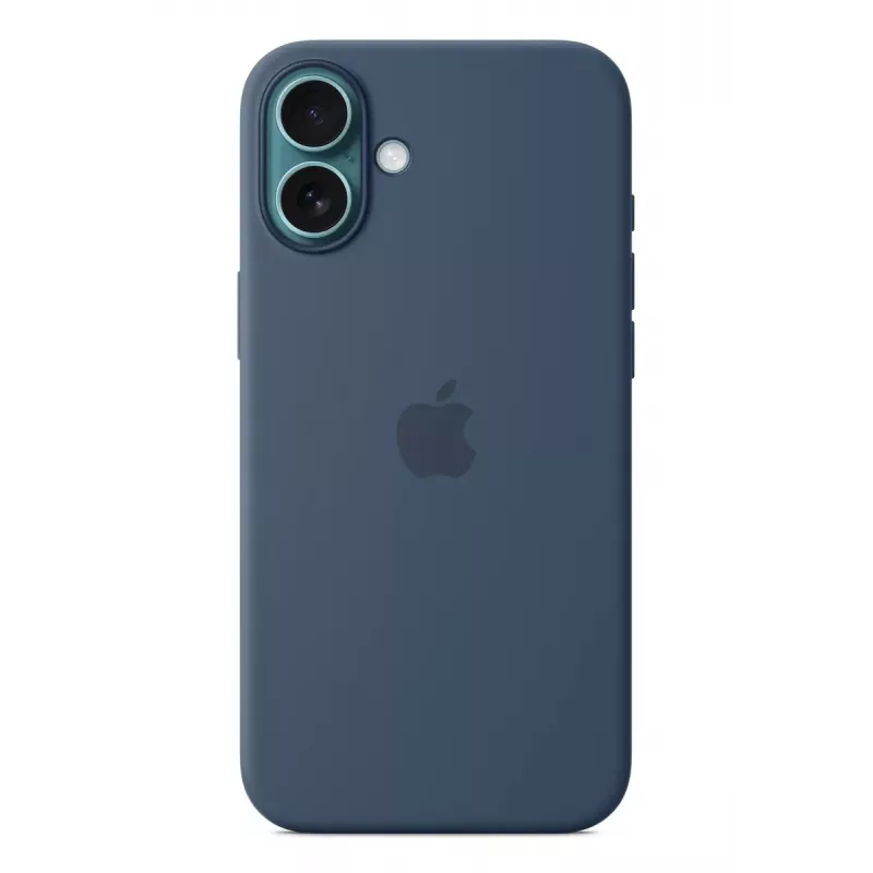 Apple Silicone Case MagSafe-yhteensopiva iPhone 16 Plus Denim