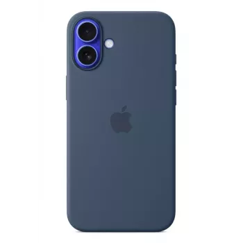 Apple Silicone Case MagSafe-yhteensopiva iPhone 16 Plus Denim