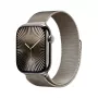APPLE Watch Series 10 GPS + Cellular 46 mm Natural Titanium -kotelo ja Natural Milanese Loop – S/M