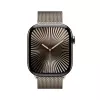APPLE Watch Series 10 GPS + Cellular 46 mm Natural Titanium -kotelo ja Natural Milanese Loop – S/M