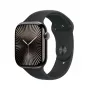 APPLE Watch Series 10 GPS + Cellular 46 mm Schiefer-Titanium-kotelo ja musta Sport-ranneke – M/L