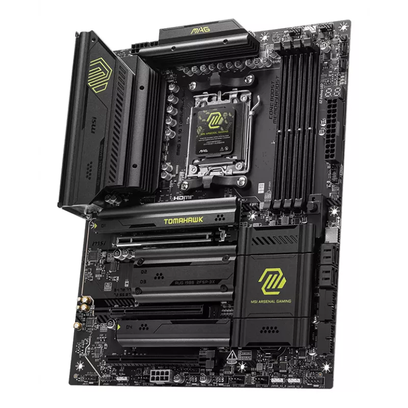 Emolevy MSI MAG X870 TOMAHAWK WIFI — AMD X870, kanta AM5, ATX, DDR5, Wi‑Fi 7, 2,5GbE
